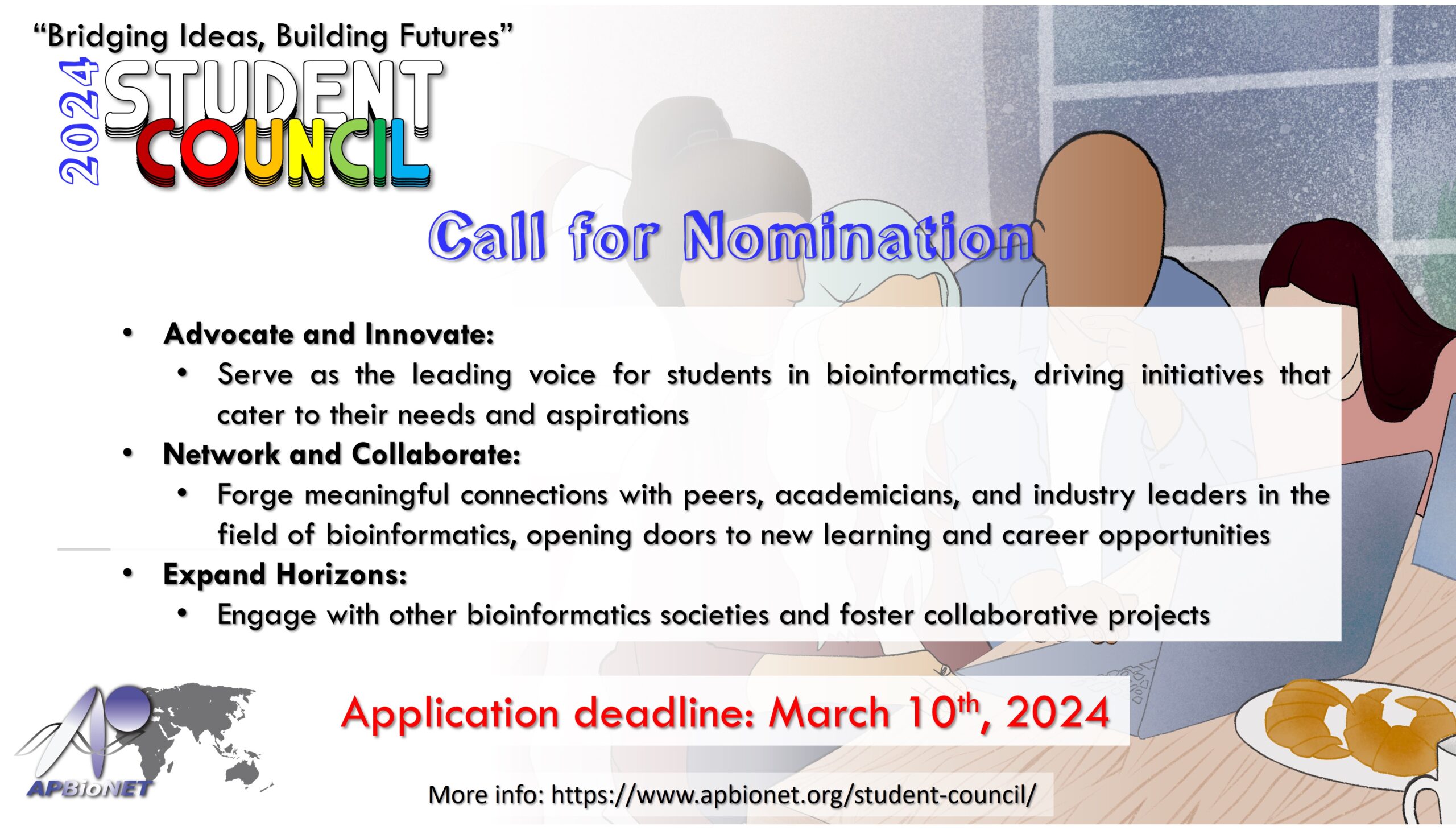 Call for Application: APBioNET Student Council
