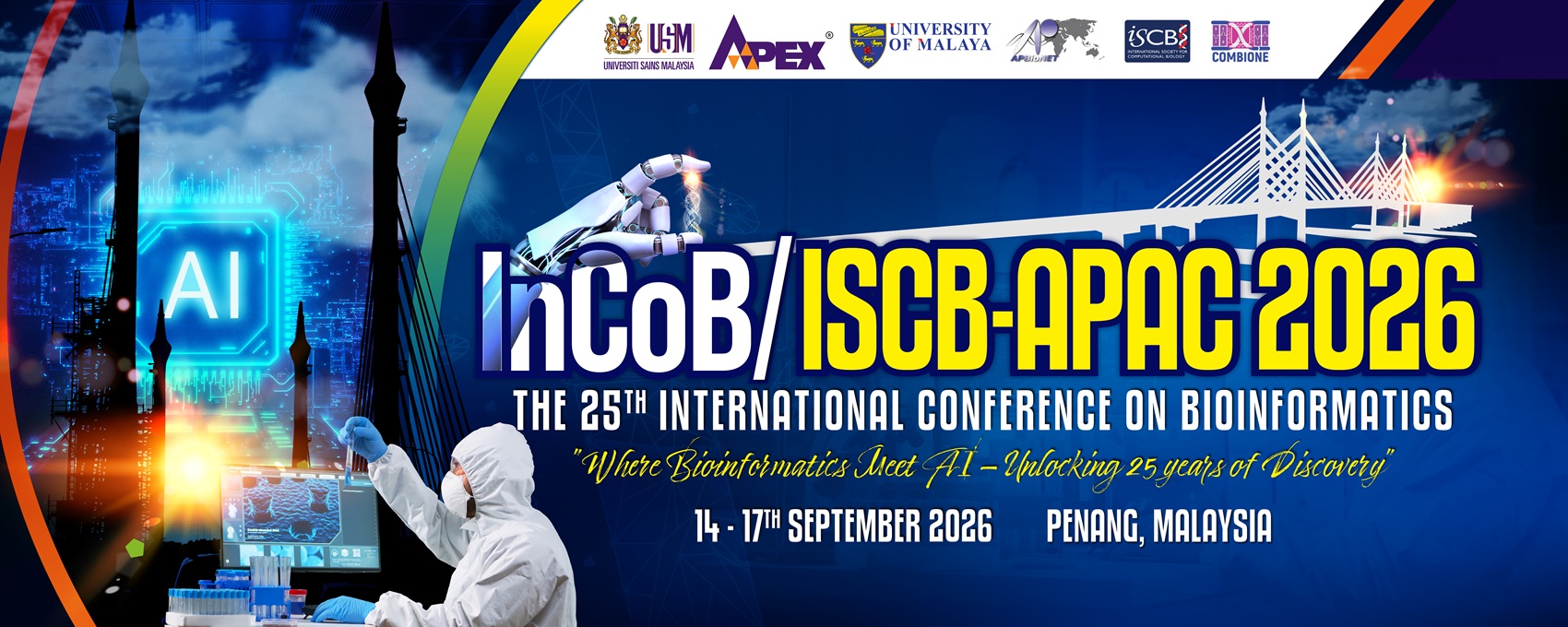 The 25th International Conference on Bioinformatics (InCoB/ISCB-APAC 2026)