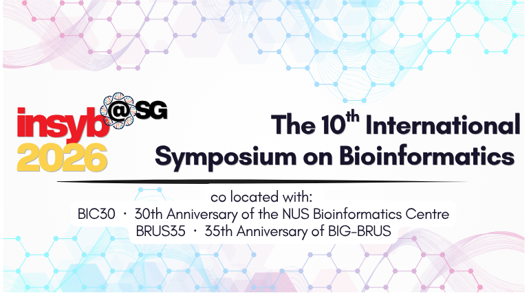 The 10th International Symposium on Bioinformatics (InSyB 2026) The 10th International Symposium on Bioinformatics (InSyB 2026)